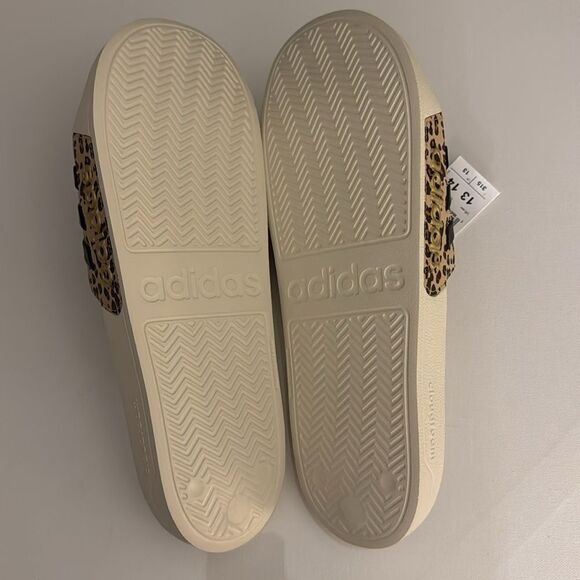 Adidas Slides Mens 13 Leopard Adilette - Picture 4 of 4